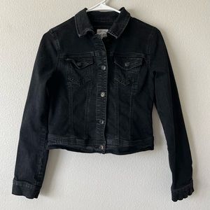 Wax Jean Black Jean Jacket